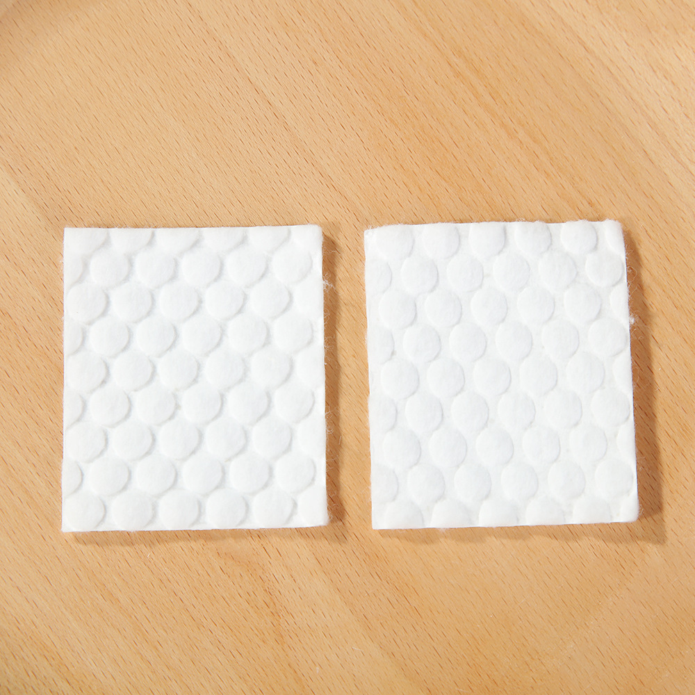 Customizado algodón maquillaje de patrón de perla delgado húmedo ahorro de agua belleza toallas limpiadoras de toallas faciales redondas de algodón limpio al por mayor