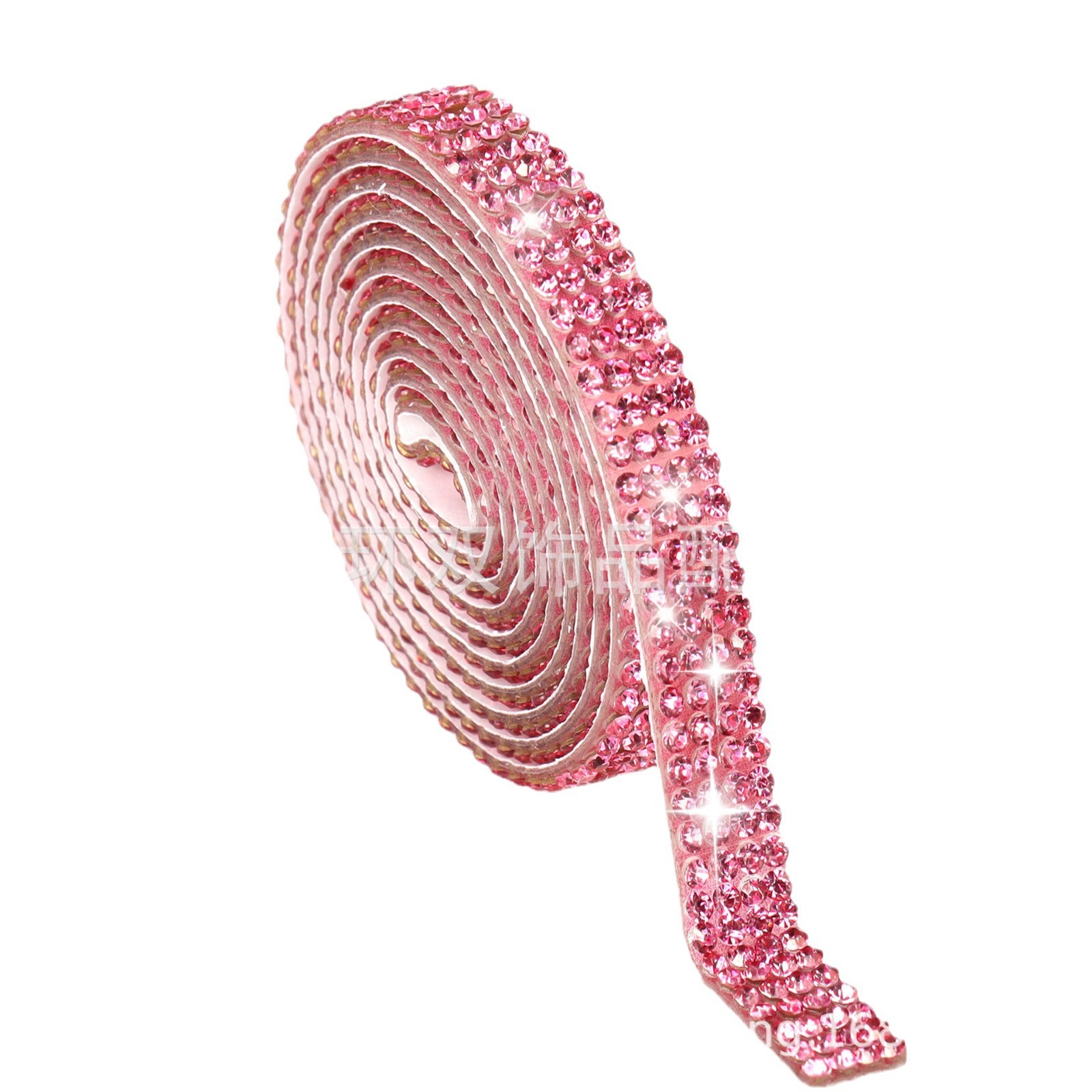 Código adhesivo de diamante de cristal, tira de diamantes de imitación, pegatinas de diamantes de flash autoadhesivas, accesorios de joyería, cinta de perforación autoadhesiva de bricolaje, accesorios de vestir image 6