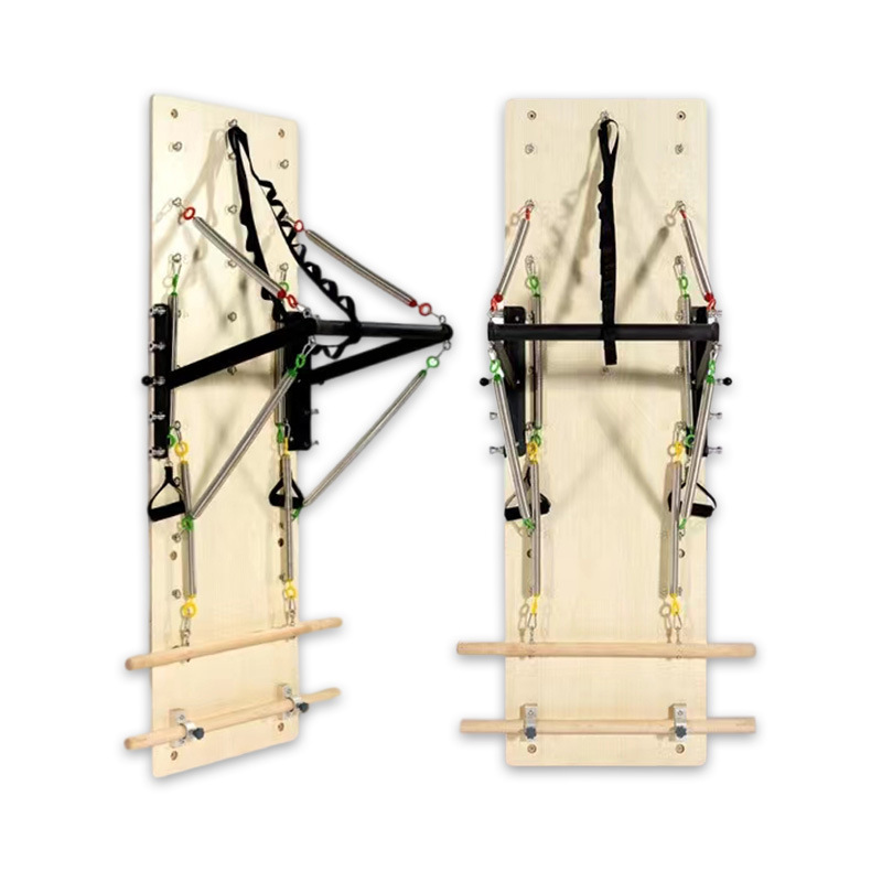 Tabla de entrenamiento de yoga para rehabilitación con resortes, dispositivo de yoga y pilates para montar en la pared