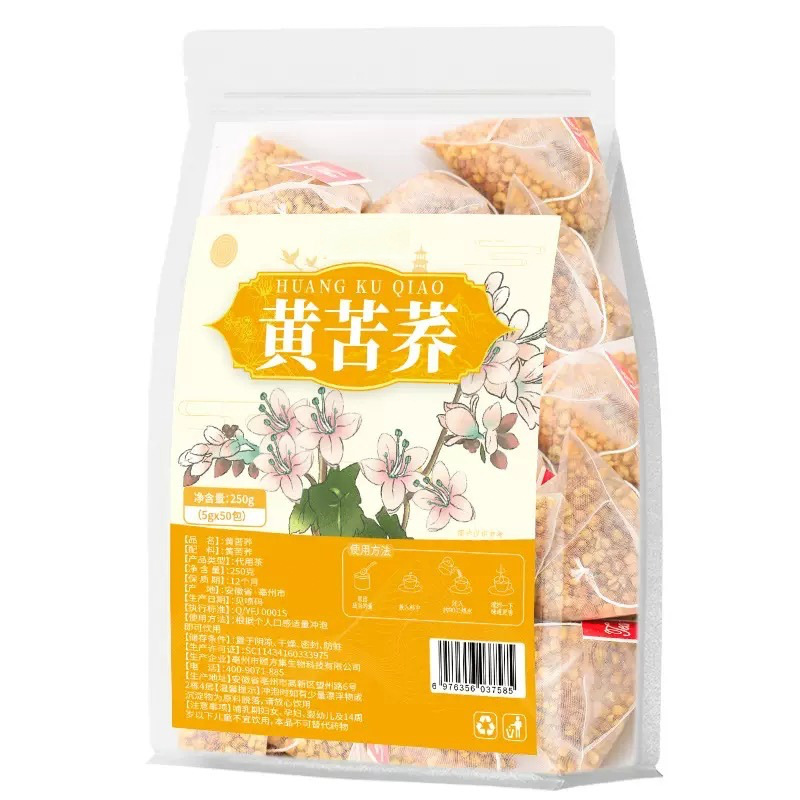 Tartary Buckwheat Tea Ku Qiao Cha 5g x 50 Bags Cold Brew Sichuan Liangshan in use