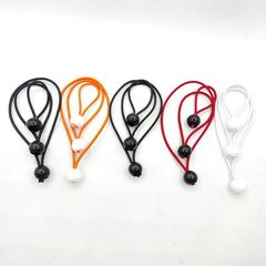 屋外 4 ミリメートルプラスチックボールヘッドラウンド弾性バンドバンジーロープテントキャノピーキャンプ固定バンドル