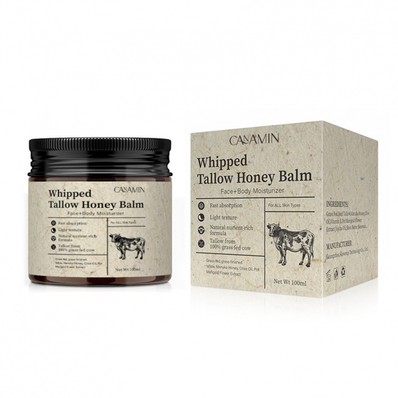 跨境爆品牛脂蜂蜜护肤膏Beef Tallow and Honey Balm for Skin|undefined