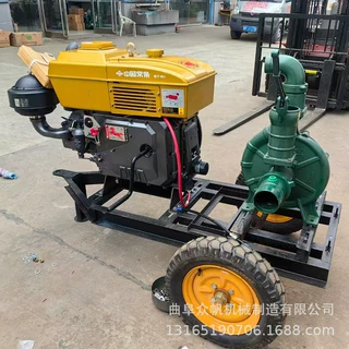柴油机抽水泵 防汛排涝农用灌溉大流量高扬程抽水机 汽油机抽水泵