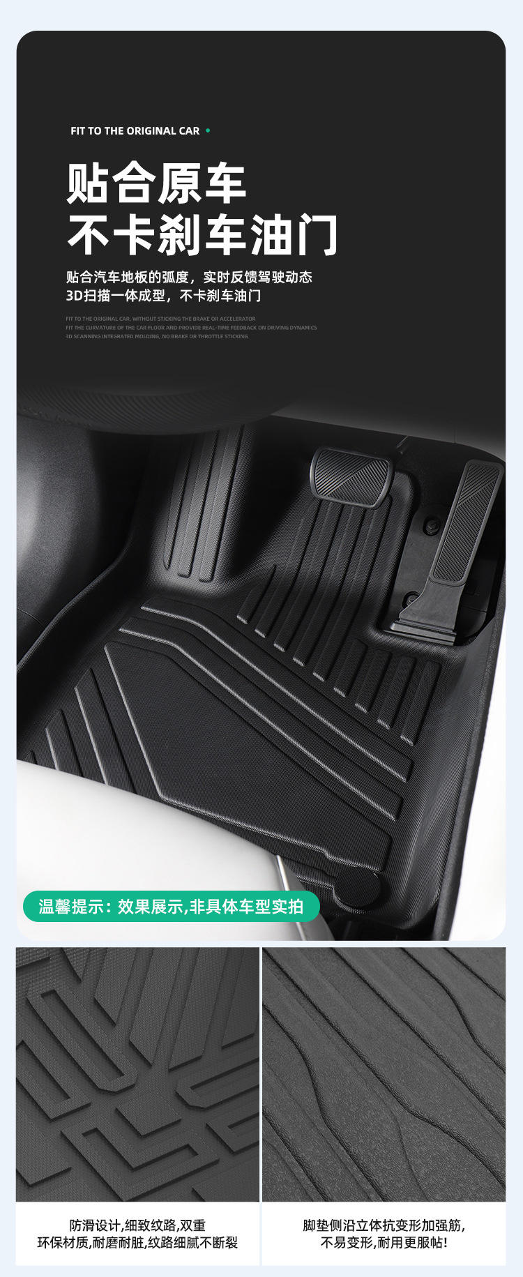 Suitable for 21-26 Models of Toyota Rav4 Rongfang Car Floor Mats, Custom-Made Tpe Floor Mats, Trunk Mat