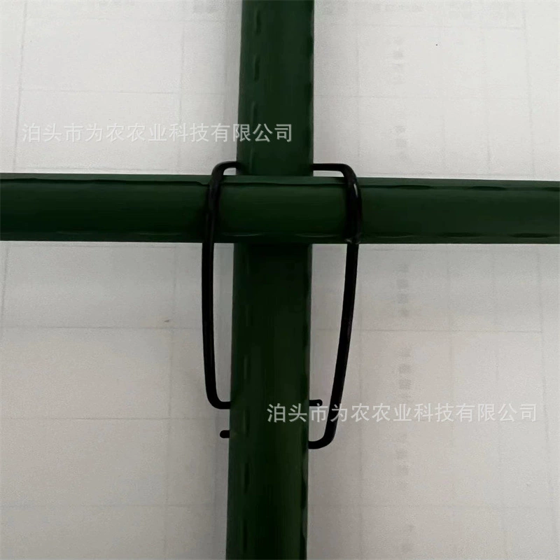 Производитель стальных проволочных пряжек, стальная труба с пластиковым покрытием, фиксированная пряжка, кронштейн для восхождения, соединительная пряжка для столба, пряжка из оцинкованной стали