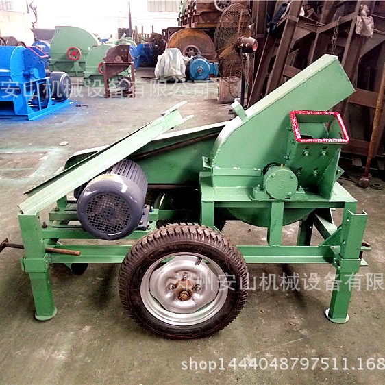 大型高效中药材削片机 盘式木棍切片机 移动式圆木材削片机厂家