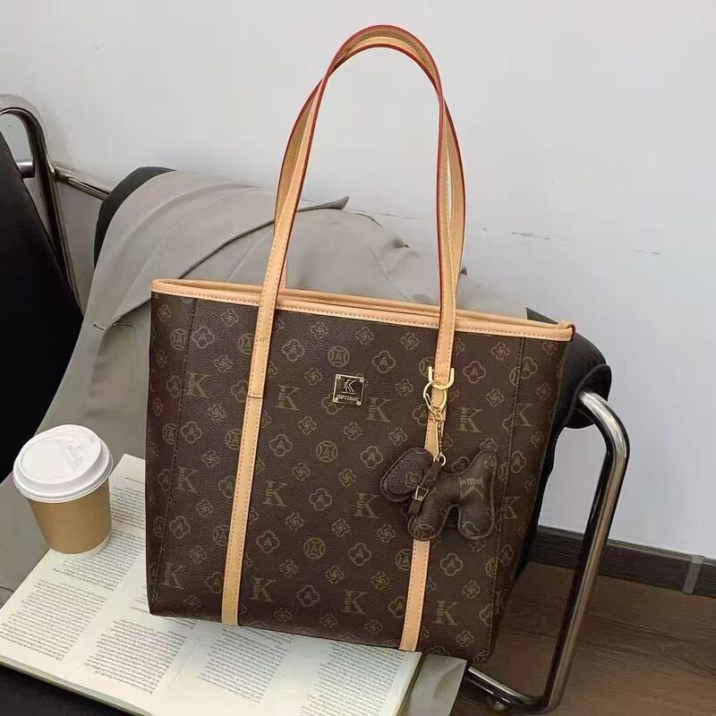 Gutiko Light Luxury Tote Bag Women's 2025 Large Capacity Printed Easiest for Match Shoulder Fashion Large Bag Commuting Tote Bag Gutiko Light Luxury Tote Bag Women's 2025 Large Capacity Printed Easiest for Match Shoulder Fashion Large Bag Commuting Tote Bag