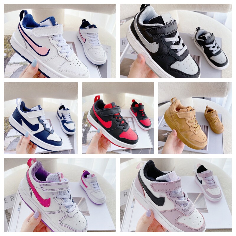 Pure Original Putian Kidsren's Shoes Spring & Fall New Boys and Girls Sports Shoes Breathable Low-Cut Comfortable Velcro Casual Sneakers