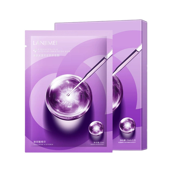Water-gloss double anti-facial mask 25mI*5 pieces/box