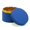 4 -layer Gold -colored Aluminum Alloy Foreign Macaron Rubber Paint Foreign Trade Smoke Smooth Wholesale 6160