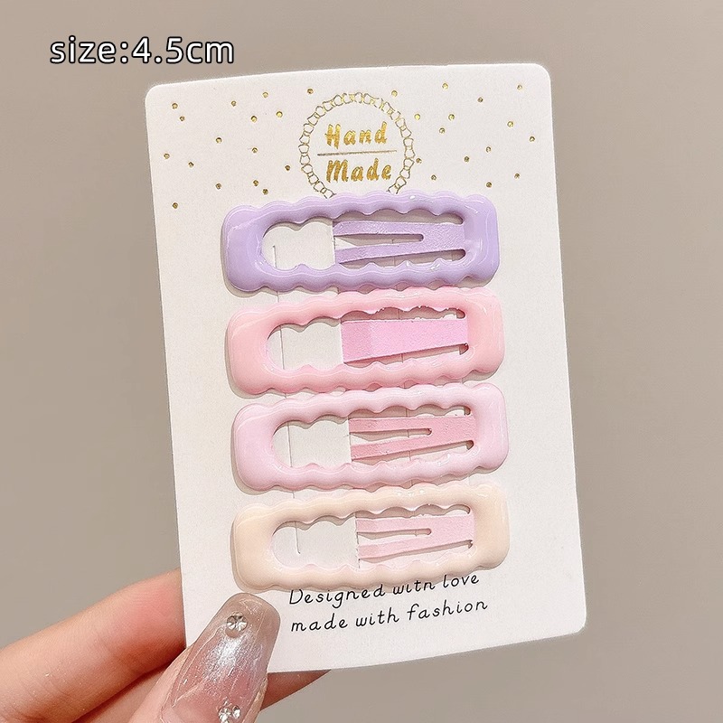 Gradiente estrella rosa clips lindos clips laterales clips frentes clips para el cabello clips para el cabello de niños clips para el cabello