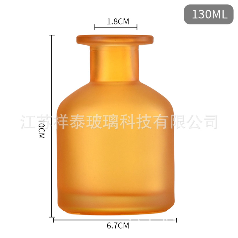 Botella de fragancia simple, taza de vela de moda, atmósfera romántica en el hogar, combinación de bambú y madera, cubierta de metal, tablero de vela de fragancia de vidrio