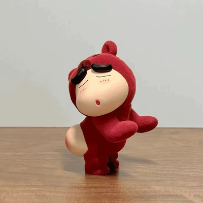 Creative Poop Bear Shin-Chan Car hanging - a-red-ornament