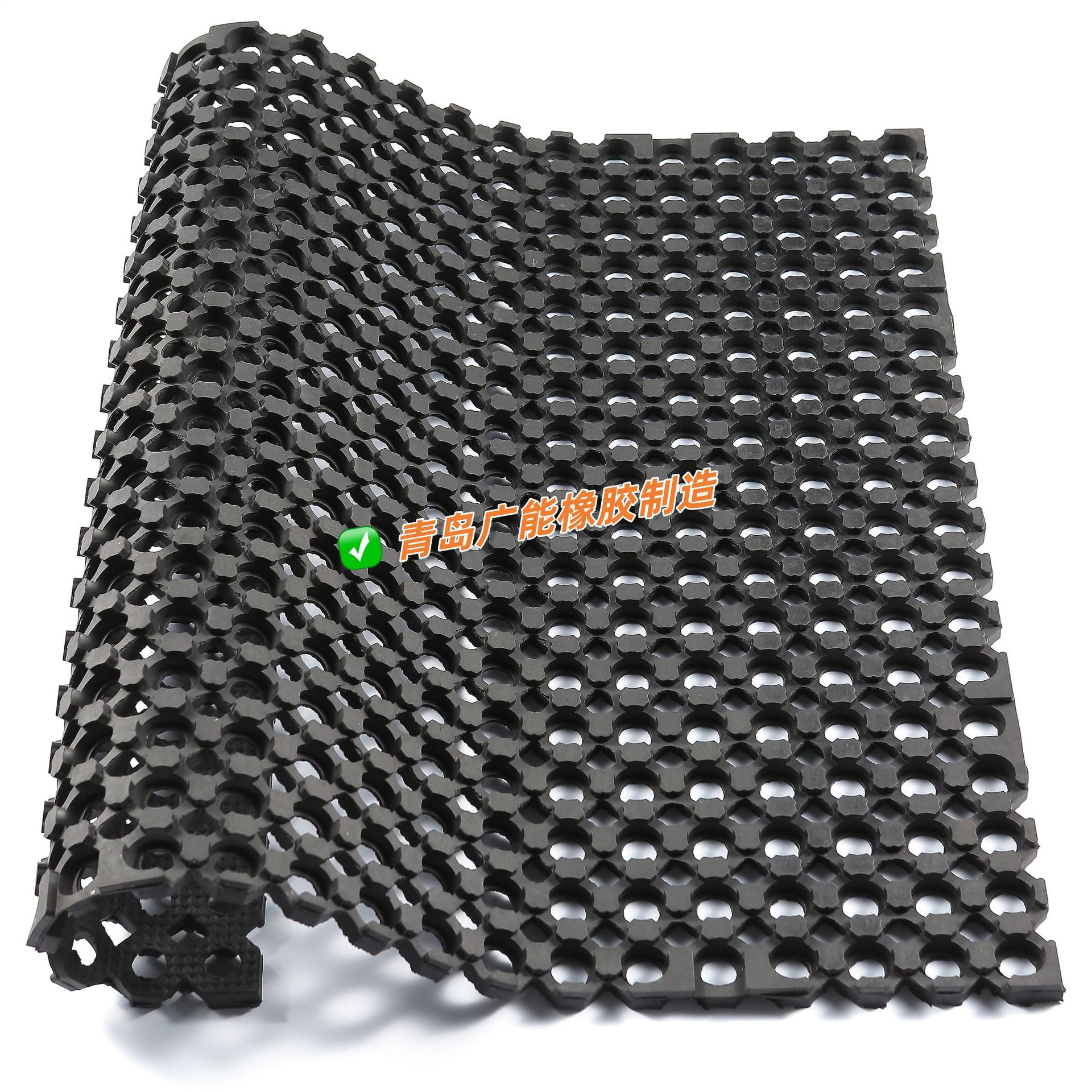NN船甲板草坪工厂车间多功能橡胶孔垫软胶耐磨耐油地垫防滑