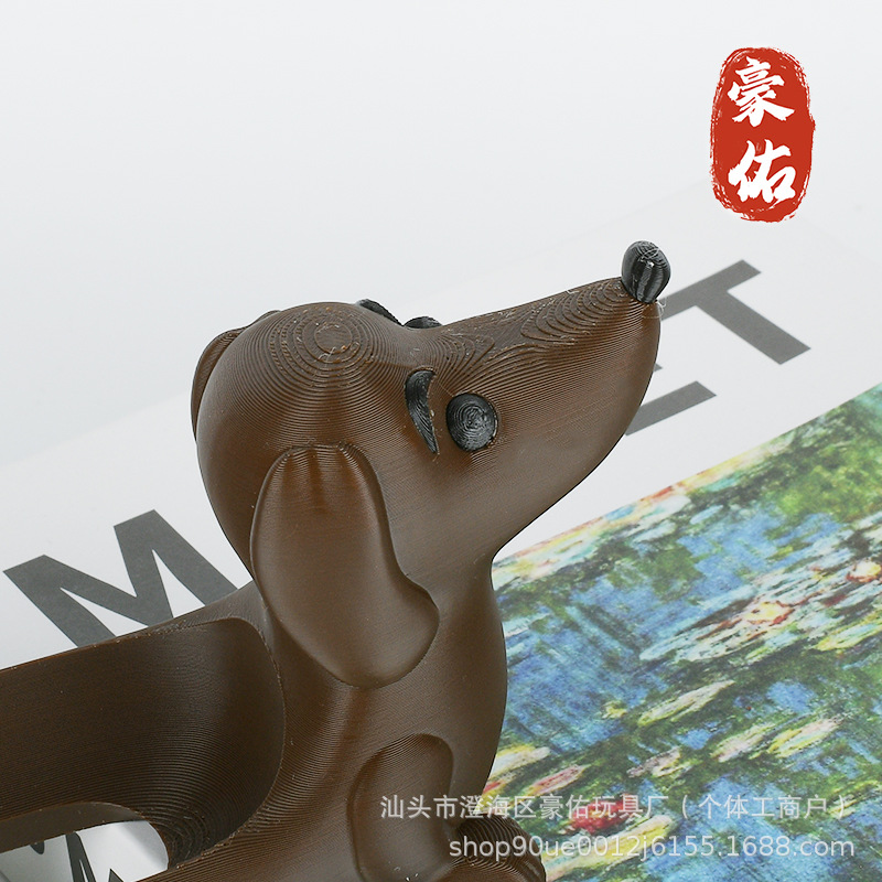 Explosiva transfronteriza Amazon Dachshund Tray nuevo perro salchicha bandeja de perrito caliente plato plato decorativo