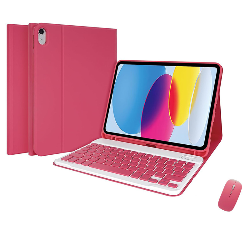 iPad10世代タブレット保護ケースに最適 10.9inch 取り外し可能な Bluetooth キーボード磁気ペンスロットレザーケース第 11 世代|undefined