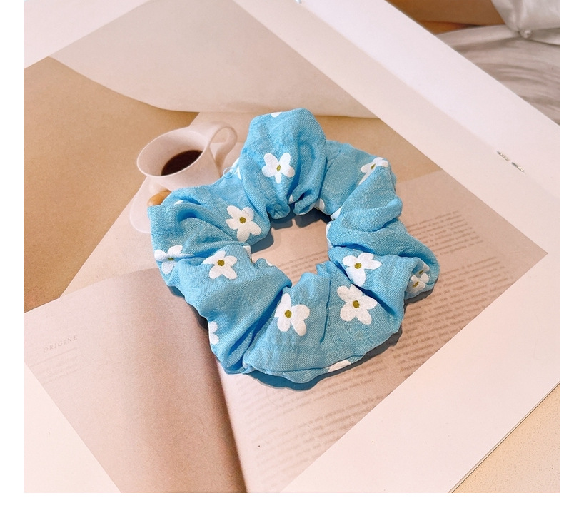 Korea Fashion Daisy Flowers Hair Scrunchies display picture 13