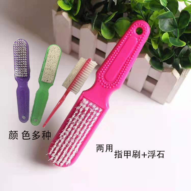 Piedra de molienda con cepillo de uñas para exfoliación y cuidado de pies, herramienta de belleza profesional Amazon