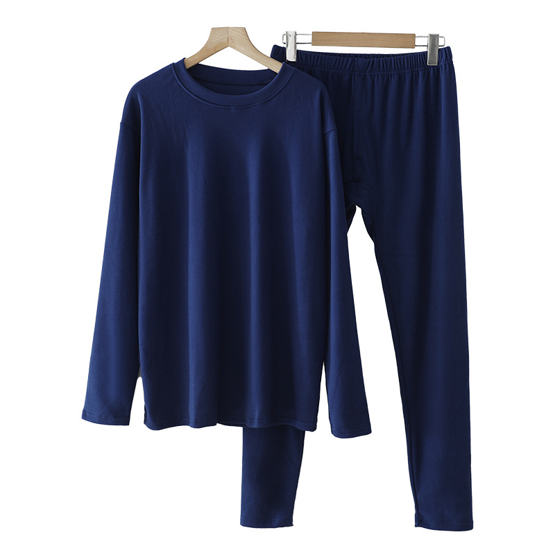 300 jin fat guy brushed thickened autumn clothes long pants middle-aged and elderly fat dad plus size loose casual suit