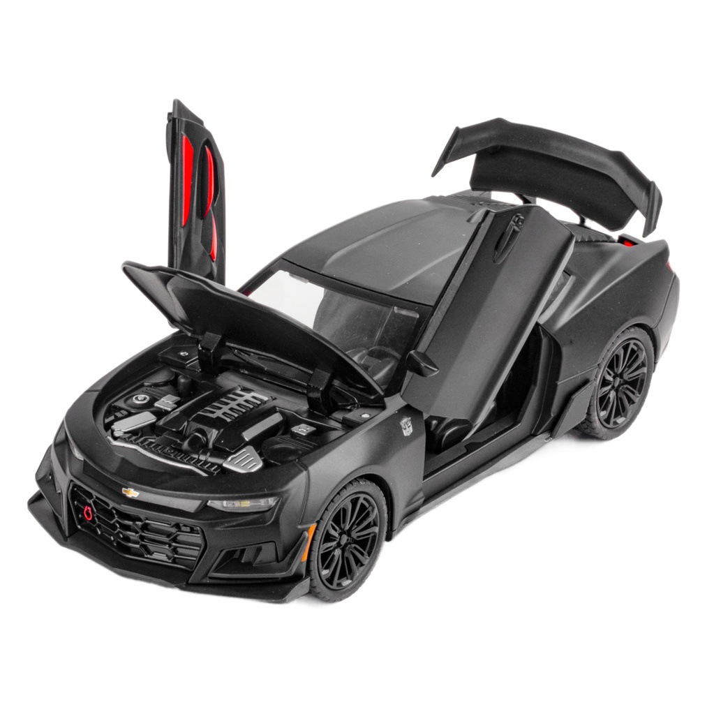 (En caja) 1:24 Chevrolet Camaro modelo de coche de aleación serie abejorro niño modelo de coche de juguete adornos