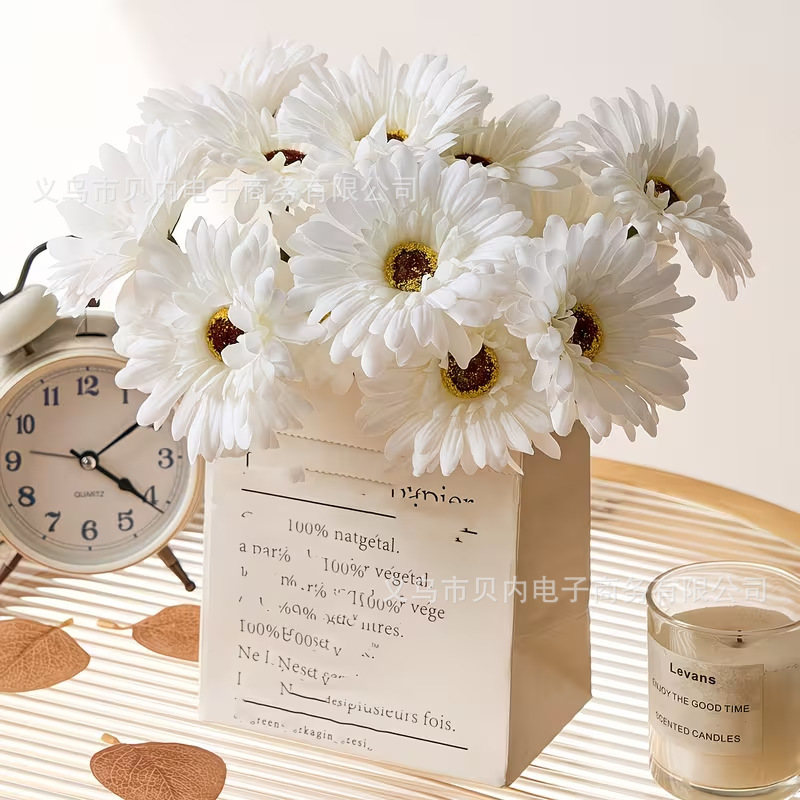 Artificial Gerbera Flowers Wedding Bouquet African Gerbera Artificial Flowers Everlasting Flowers Romantic Nordic Style Home Decoration Flowers Artificial Gerbera Flowers Wedding Bouquet African Gerbera Artificial Flowers Everlasting Flowers Romantic Nordic Style Home Decoration Flowers