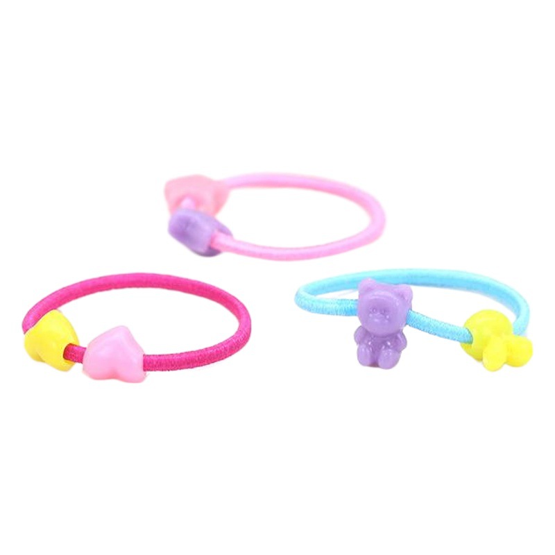 Korean version of the hair rope cartoon children's rubber band does not hurt the baby hair band girl hair rope headdress manufacturers wholesale