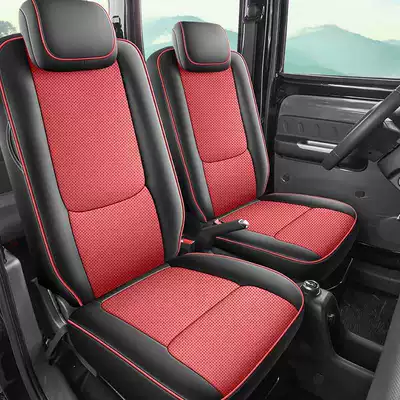 Modelə uyğun (Original) oturacaq örtükləri Breathable Car Seat Cover EV - black-and-red-two-seater-standard-version-note-the-model-year