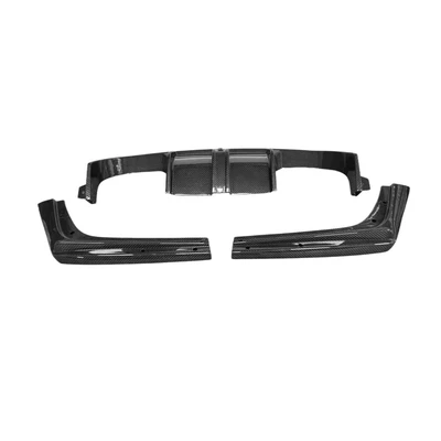 fiber V-style rear lip with – Spoiler