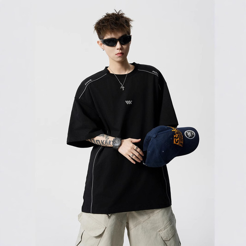 American Style Solona Cool Sensation Short-Sleeve T-Shirt for Men 2025 Summer Loose Casual Sun Protection Sports Quick-Dry Half-Sleeve