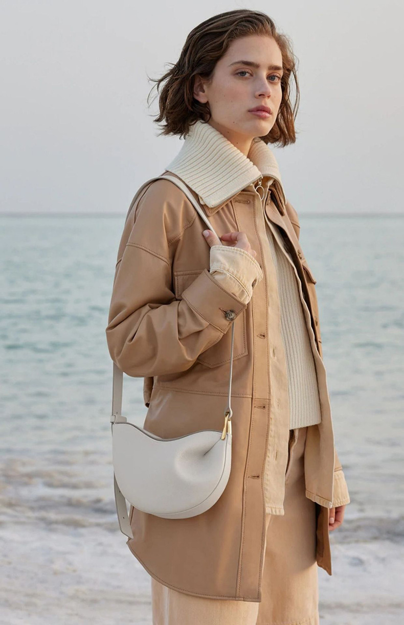 Women's Saddle Dumpling Crossbody Bag, Stylish Shoulder Handbag_voghion.com