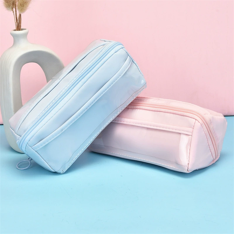 Новые девочки младших классов средней школы большой емкости канцелярский чехол пенал Простой японский стиль ценная канцелярская сумка студенческий пенал