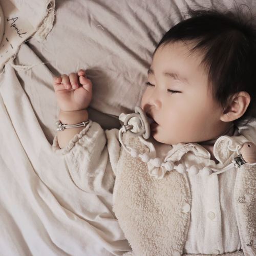 Cross-border Nordic simple style baby lace pacifier chain, anti-fall chain, biteable silicone anti-lost pendant