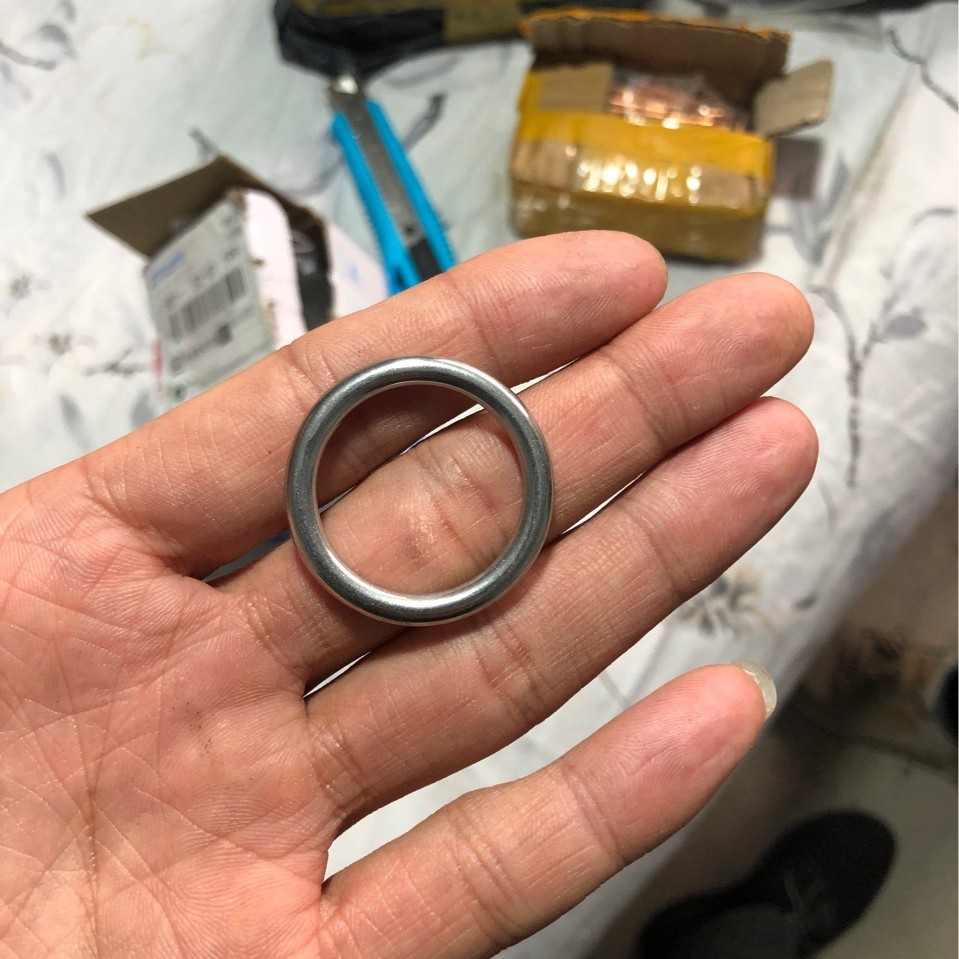 不锈钢圆环4*25mm内径 O型焊接环 304大量现货 源头厂家批发