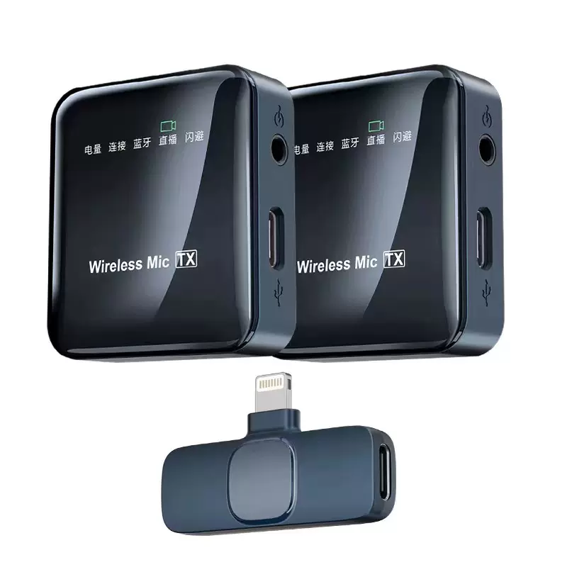 新品K63无线领夹麦克风 蓝牙伴奏视频直播拍摄降噪收音无线小话筒