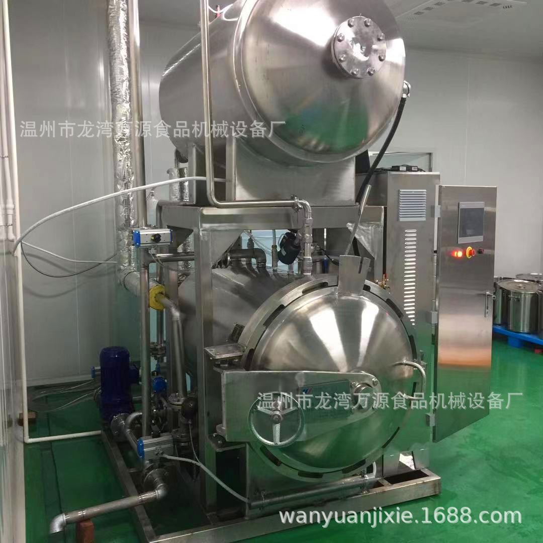 万源厂家供应侧喷式杀菌锅食品杀菌设备灭菌不锈钢设备杀菌机