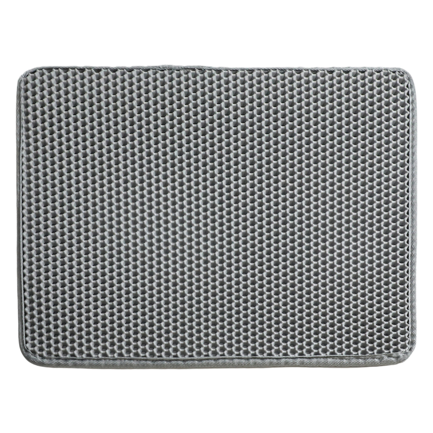 Cojín de arena para gatos de doble capa de arena para gatos de gran tamaño, cojín de filtro de arena para gatos de doble capa anti-sucio anti-splash, cojín de mascotas lavables al por mayor