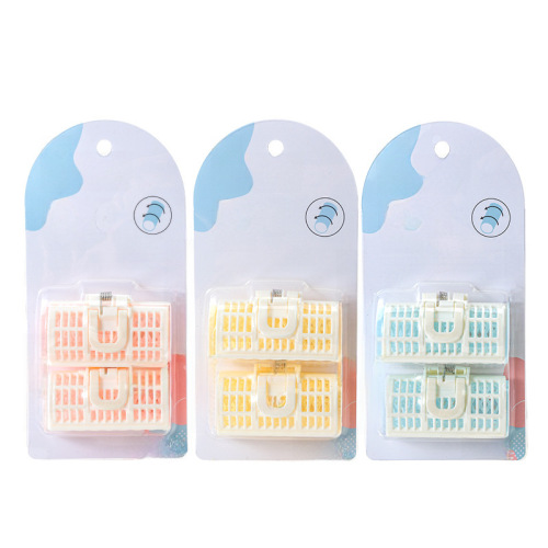 LMLTOP Plastic Curling Rod 2-Pack, Front Curling Clips, Dual-Layer Ventilated Curling Iron Beauty Gadget