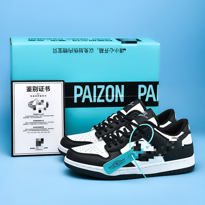 Dunk Black and White Panda Low-Top Pure Source Aj Men's Shoes Ao Bing San Tai Women's Air Force Sneakers Couple Sports Shoes