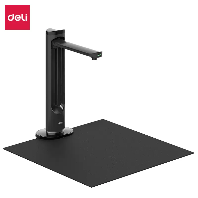 得力15165高清便携式高拍仪身份证信息A3 A4文件证件高拍仪（黑）