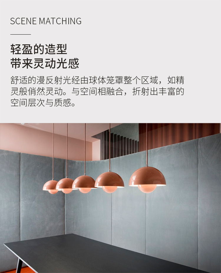 丹麦设计师tradition现代极简吊灯餐厅吧台灯具卧室床头书房吊灯-阿里巴巴