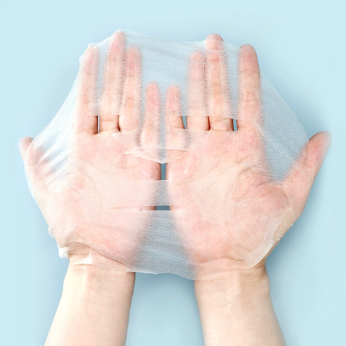 Factory wholesale 384 silk mask paper imported from Japan, brushable cupro fiber thin invisible mask cloth