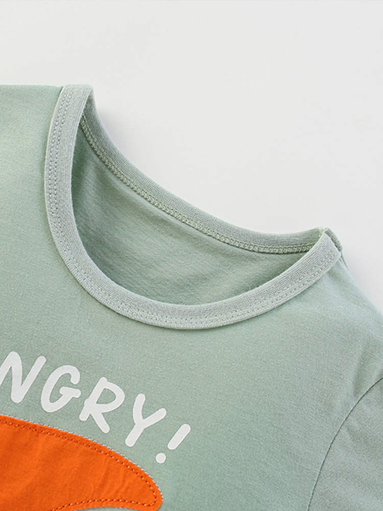 Camiseta de niño malwee transfronteriza verano nueva camiseta de cuello redondo para niños pequeños y medianos europeos y americanos hermosa camiseta para niños
