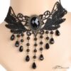 Retro crystal, necklace, choker, chain for key bag , Gothic