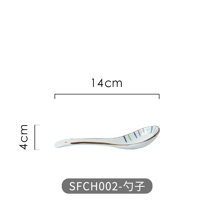 Three-Pointed Japanese-Style Hand-Painted Blue And White Porcelain Household Dessert Eating Internet-Famous Ceramic_voghion.com