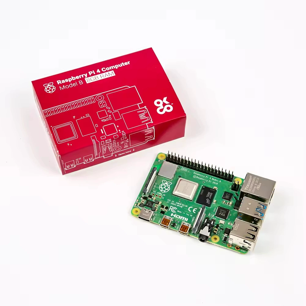 Raspberry Pi 4-го поколения Raspberry Pi 4B 4B 4-го поколения B -тип Python платформа разработчика Bluetooth 5.0 официальная оригинальная