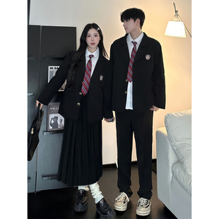 Junior High School Student Uniforms, Autum British Preppy Style Suits, High School Students' Graduation Chorus Recitation Performance Class Uniforms
