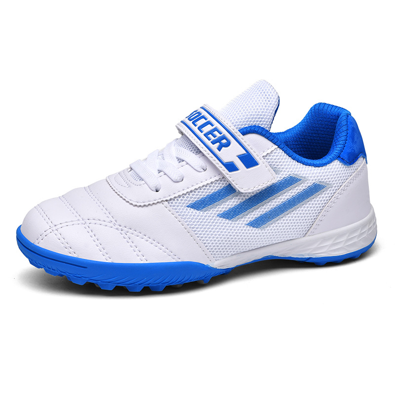 Zapatos de fútbol infantiles TF transfronterizos, zapatos de entrenamiento transpirables y resistentes al desgaste para niños y niñas