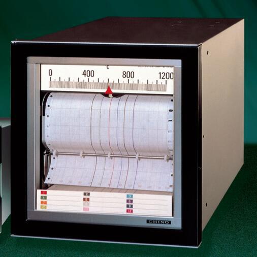 上海大华记录仪中长图彩色曲线打印有纸记录仪EH100-06/EH100-12