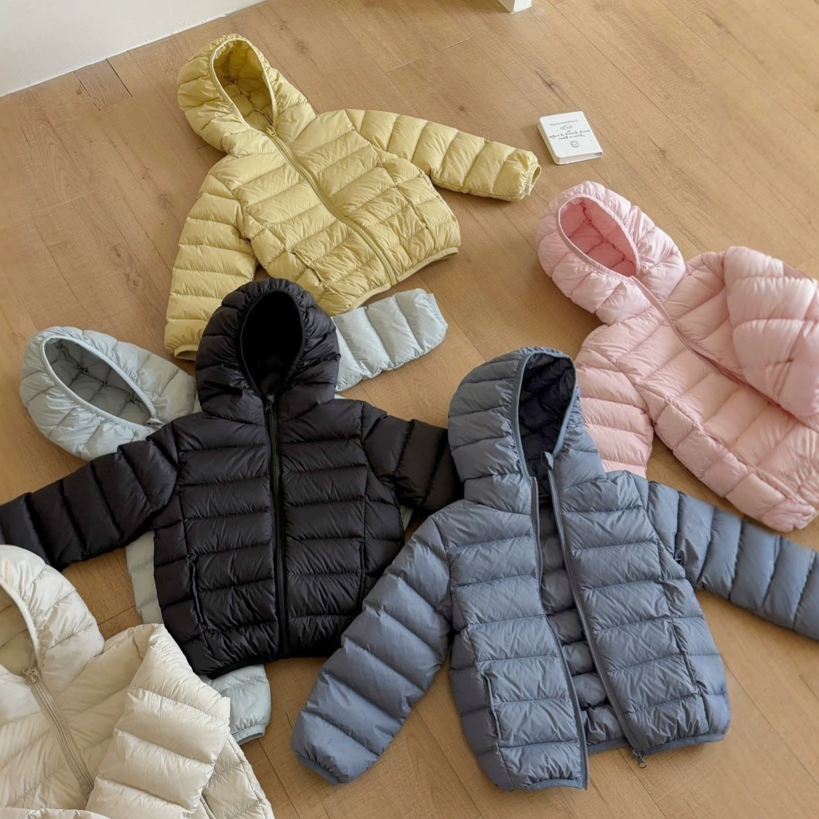 New National Standard 90% White Duck down Children's Lightweight down Jacket Baby Winter Coat for Boys and Girls