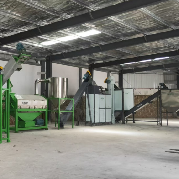 香港PS PP洗衣机废塑料破碎分离清洗机，废洗衣机壳回收处置机